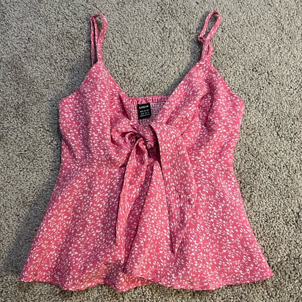 SHEIN floral tank top